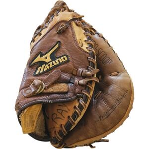 Mizuno Franchise GXC 93 Pro-Scoop 33.5" Baseball Catchers Mitt Brown Leather RHT